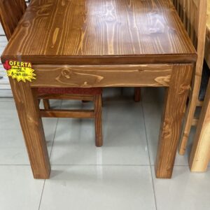 comedor 4 sillas pino oregon cafe