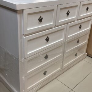 Cómoda blanca 9 cajones